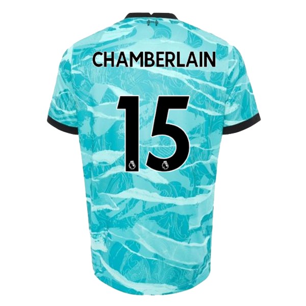 Camiseta Liverpool NO.15 Chamberlain Segunda equipo 2020-2021 Azul